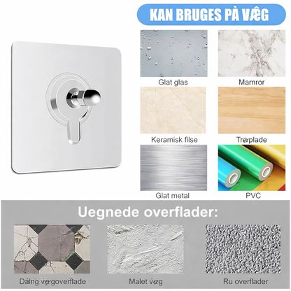 UsynligKrog™ - Gør det nemt at hænge ting op uden at bore i væggen
