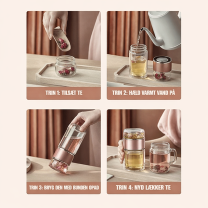 TeRo™ Infuser - Brygger ægte løs te nemt og perfekt også når du er på farten