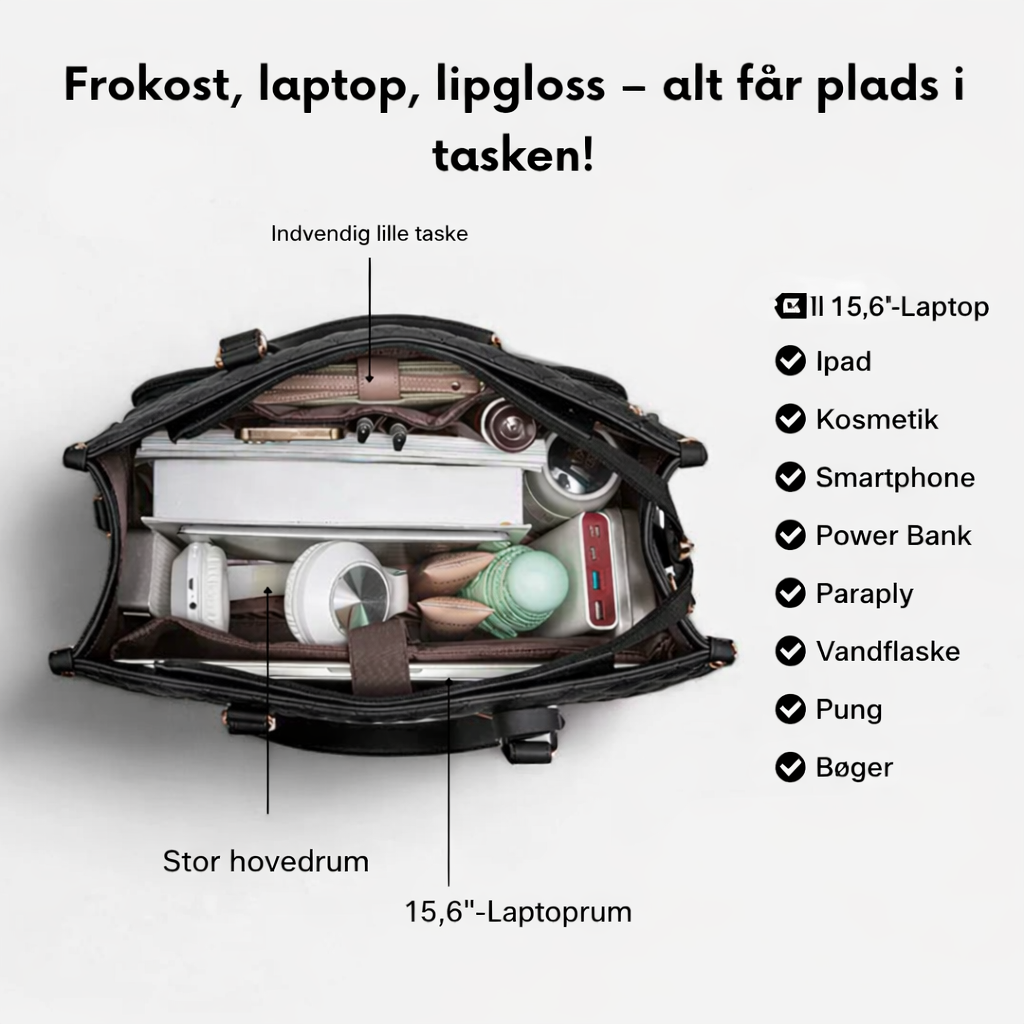 EverydayLuna™ - Én taske der passer til arbejde rejser og hverdagsliv