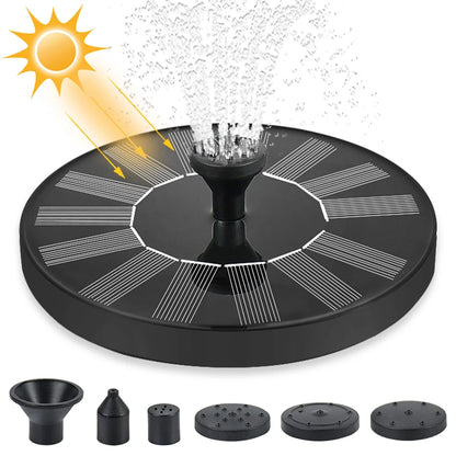 SunSpring™ Solcellefontæne – Skab liv i haven med en elegant fontæne drevet af solens energi