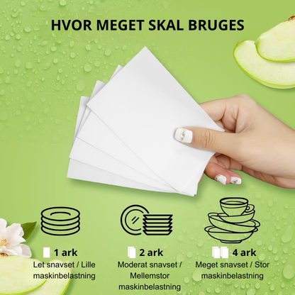 SkylRent™ – Effektive opvasketabs i arkform