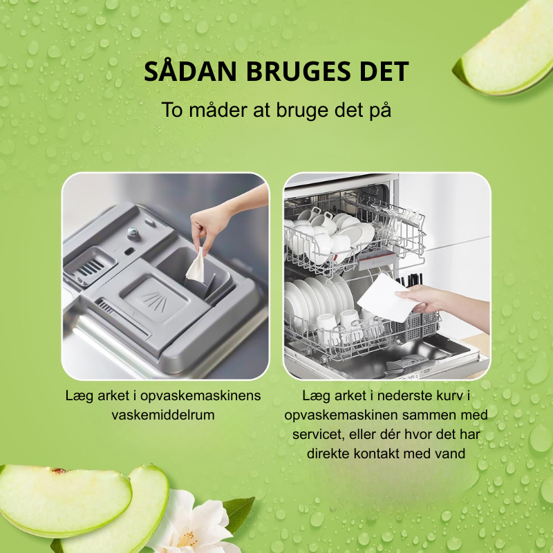 SkylRent™ – Effektive opvasketabs i arkform