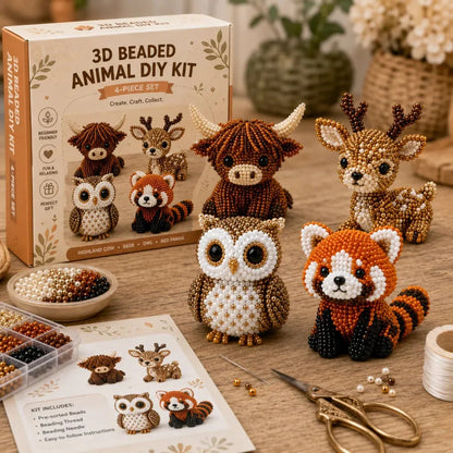 DjurPärla™ KreativKit – Skapa dina egna söta djurvänner 🐻